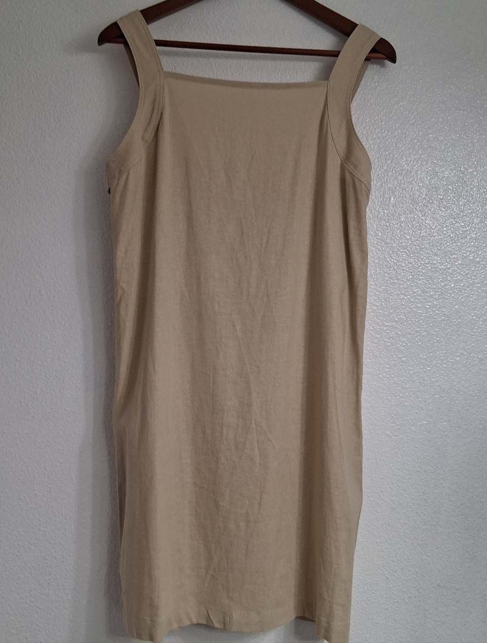 DKNY Linen Blend Sleeveless Shift Dress With Tie Back Size 4